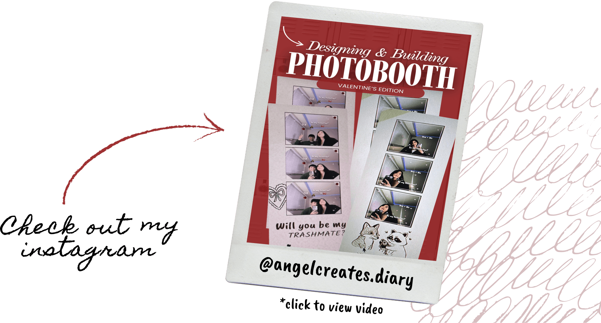 Check out my instagram @angelcreates.diary – click to view video