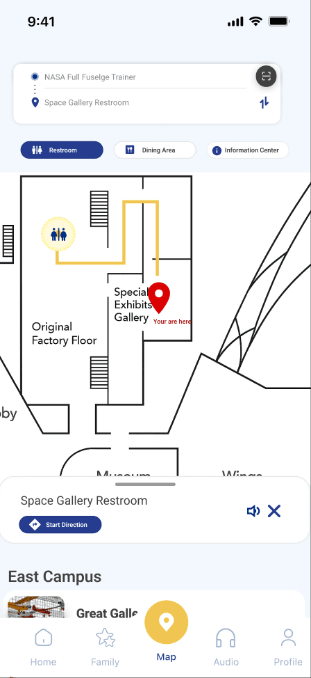 Event Discovery step 4: Directions
